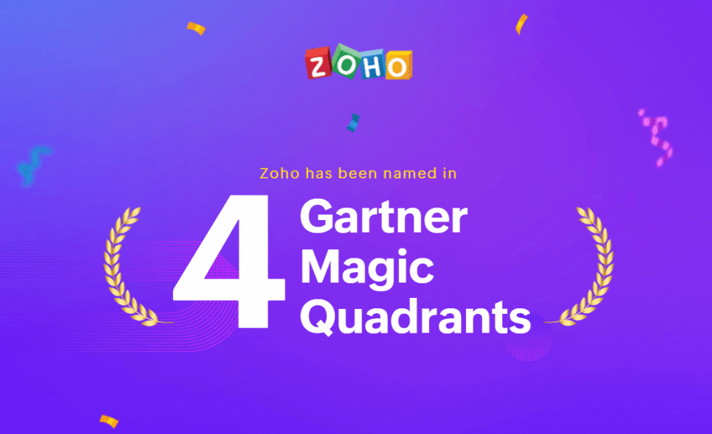 Zoho Named in All 4 Gartner Magic Quadrants InterConnecta