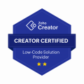 Zoho Creator badge – Group 1703 Zoho Creator badge - Group 1703